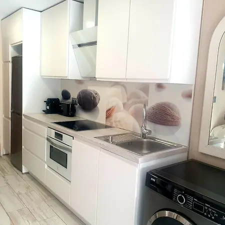 Apartamento Precioso Estudio Con Piscina A 200m Del Mar *